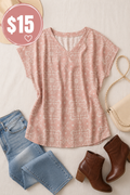 Dusty rose top