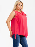 Rose Sleeveless Blouse