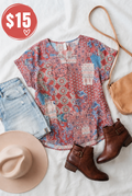 Teracotta Vneck