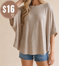 Oversized Ribbed Top