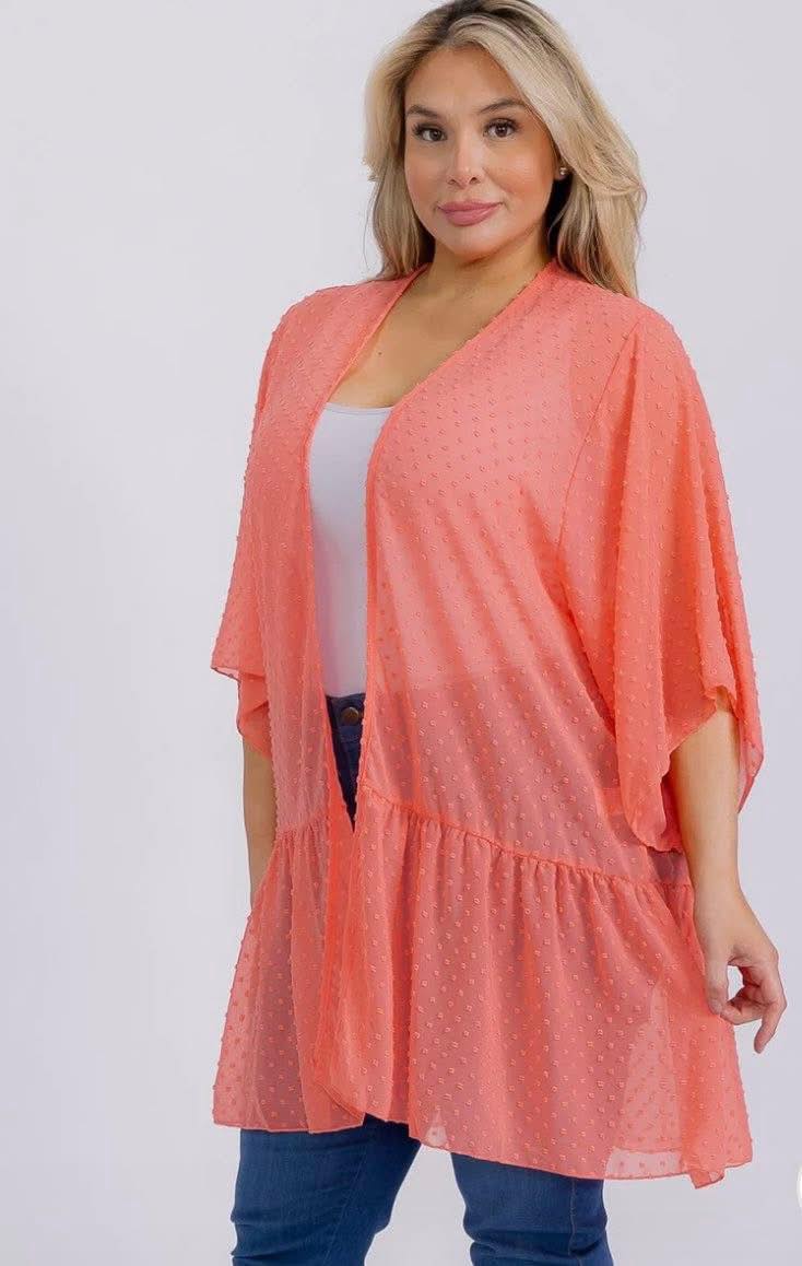 Coral Cardigan
