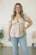 Shimmery Leopard Top